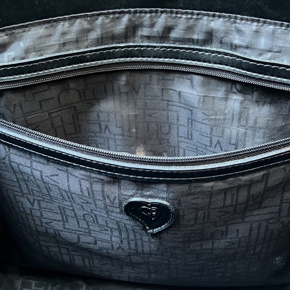 Diane von Furstenberg Large Pink Black Heart Tote Bag - Picture 6 of 9